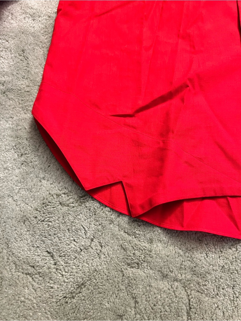BNWT: noir kei ninomiya Red Button-Front Men/Womens Shirt - Picture 3 of 8